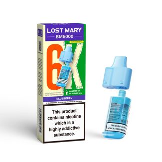 Blueberry Lost Mary BM6000 Refillable Pod
