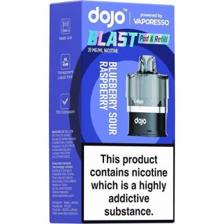 Blueberry Sour Raspberry Vaporesso Dojo Blast 6000 Prefilled Pod