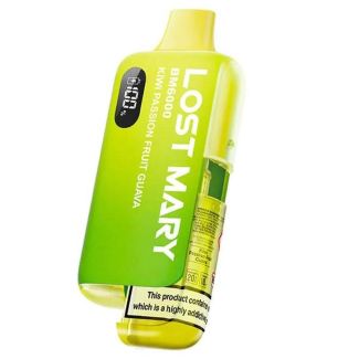 Kiwi Passion Fruit Guava Lost Mary BM6000 Refillable Pod Kit