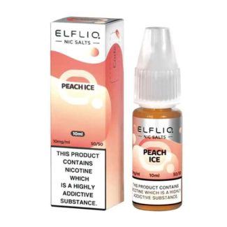 Peach Ice Nic Salt E-Liquid by Elf Bar Elfliq