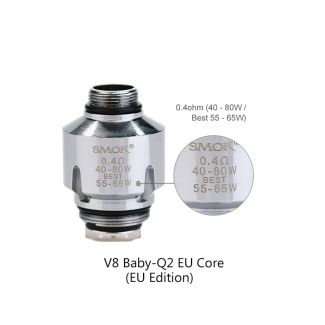 Smok V8 Baby Q2 0.4ohm EU Core Coils