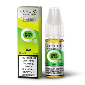 Sour Apple Nic Salt E-Liquid by Elf Bar Elfliq