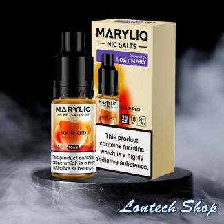 Sour Red Nic Salt E-Liquid By Lost Mary Maryliq