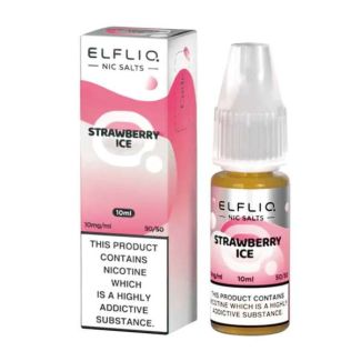 Strawberry Ice Nic Salt E-Liquid by Elf Bar Elfliq