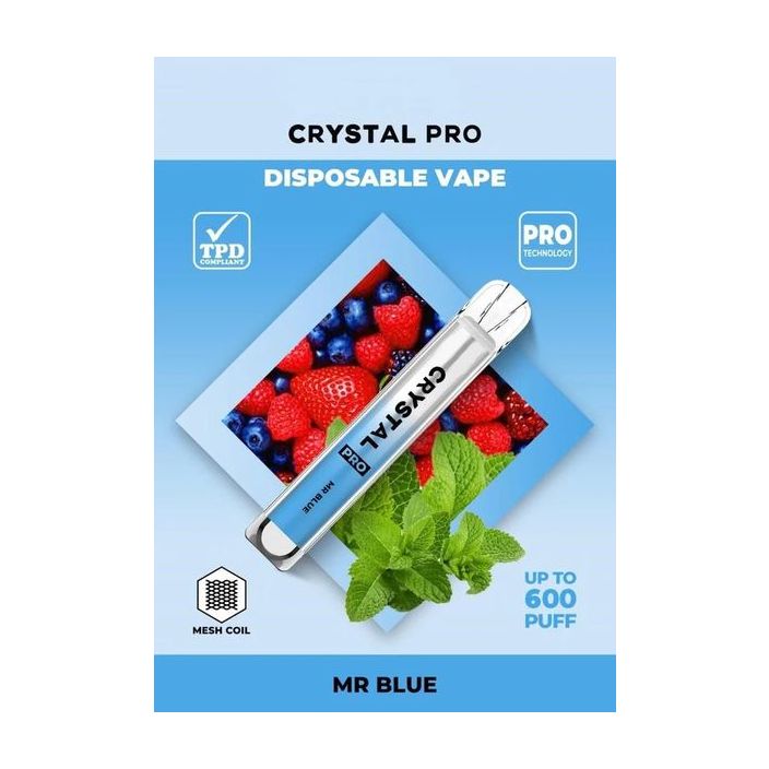 Mr Blue Sky Crystal Bar Pro Disposable Vape Lontech Shop