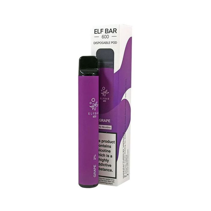 Grape Elf Bar Disposable Pod Device Lontech Vape Shop