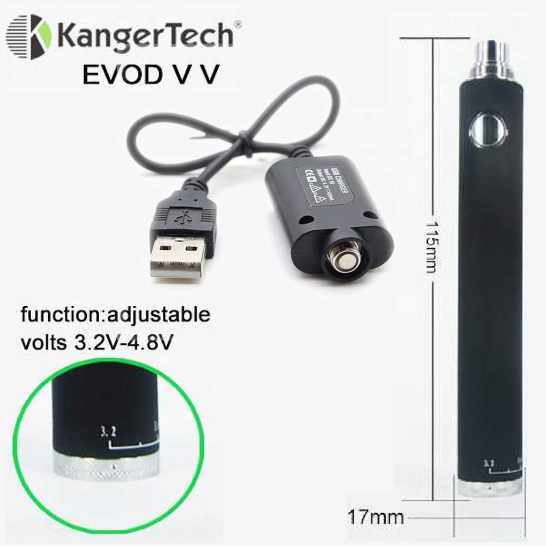 Kanger EVOD VV 1300mAh Twist eGo Battery | Lontech Vape Shop