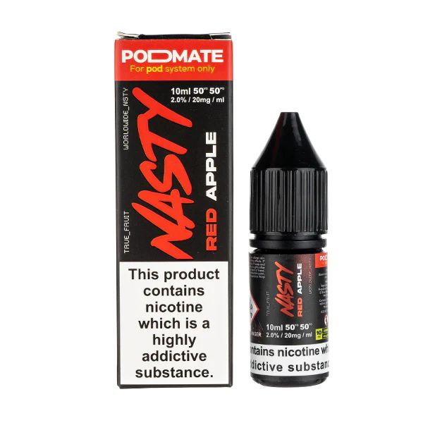 Red Apple Nic Salt E-Liquid Nasty Juice Podmate