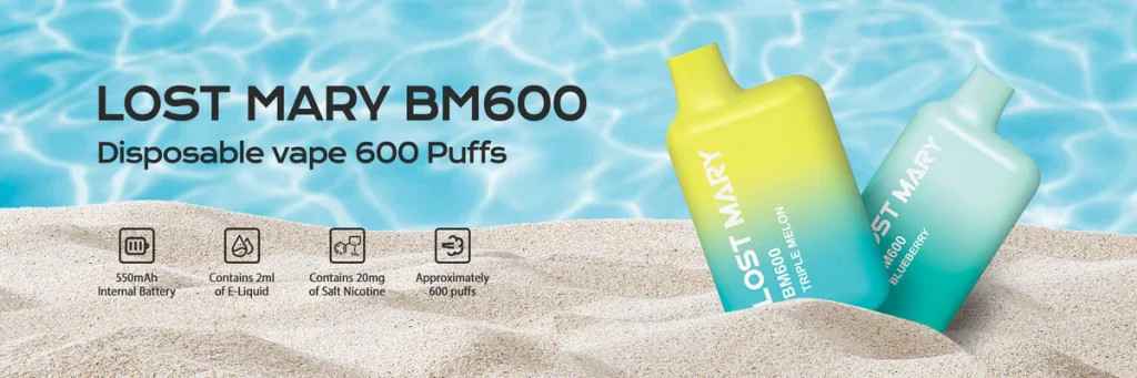 Lost Mary BM600 20mg 2ml Pineapple Ice - Disposable Vapes