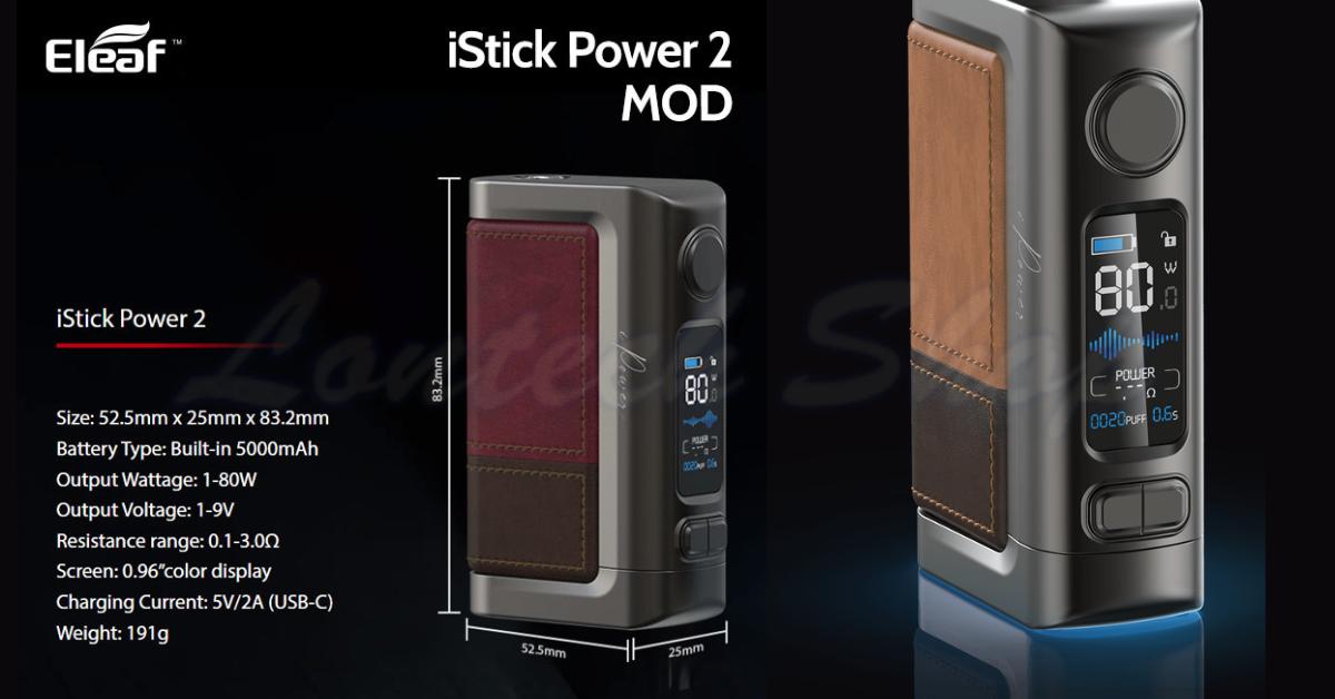 Eleaf iStick Power 2 80W Mod Design and Build Quality