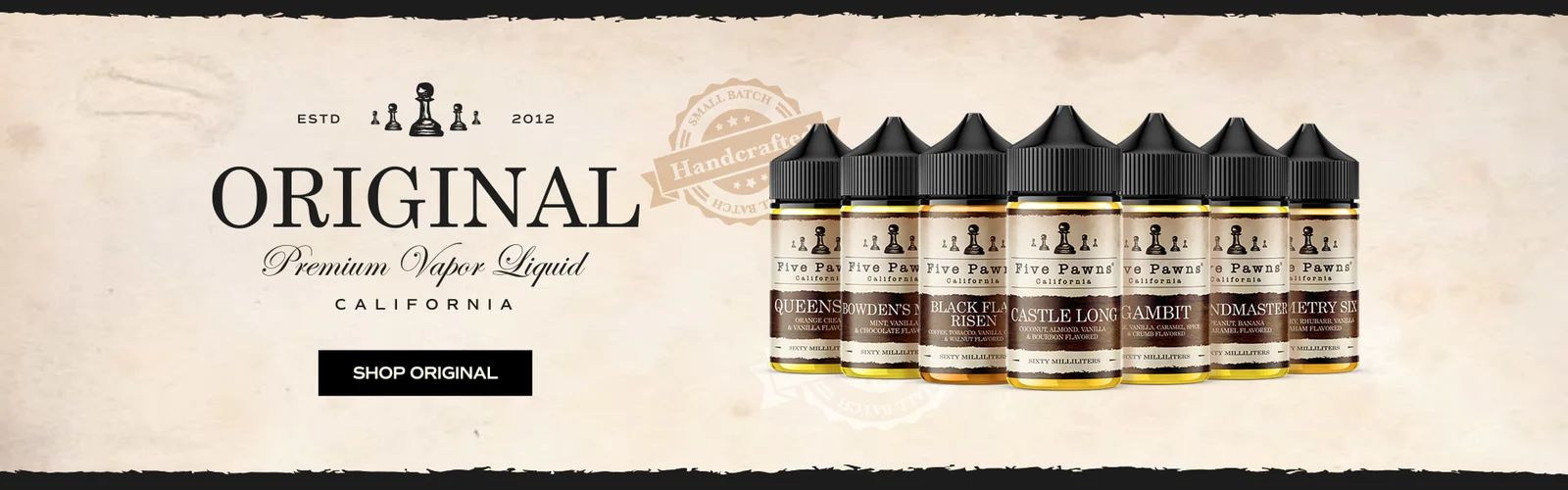 Five Pawns Original Series E-Liquid