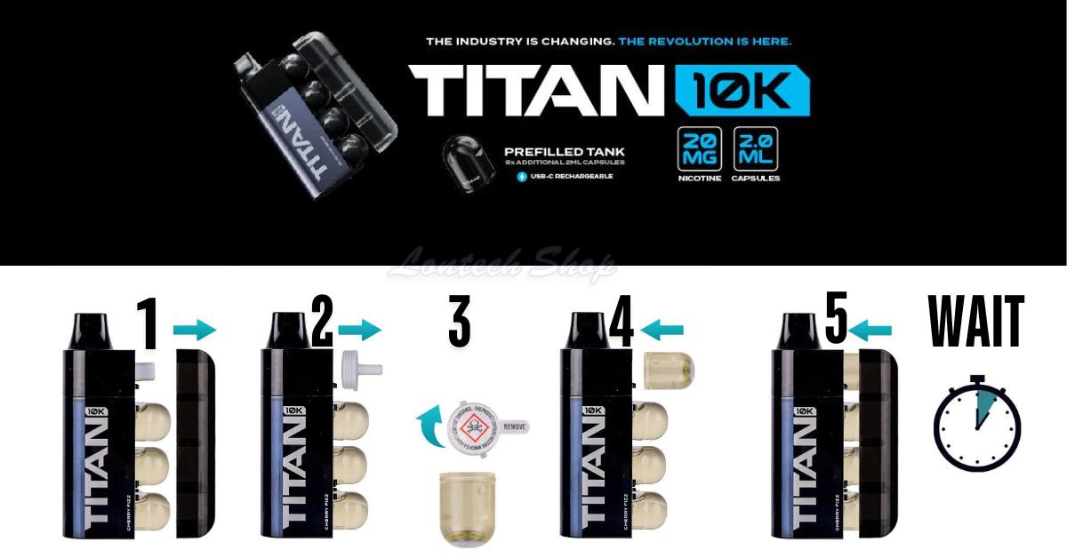 A Guide to Setting Up Your Titan 10K for the First Vape