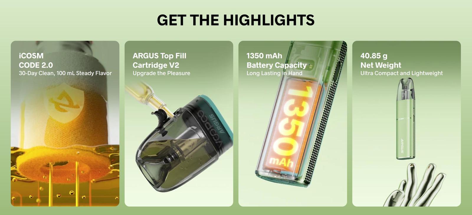 Key Features of the Voopoo Argus G3 Mini Pod Vape Kit