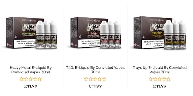 Convicted Vapes E-Liquid Muswell Hill