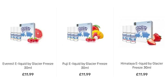 Glacier Freeze E-Liquid Wembley