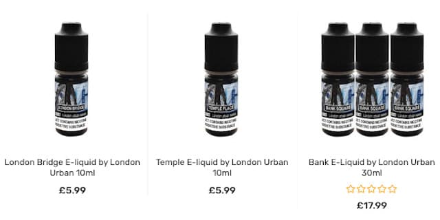 London Urban E-Liquid Temple Fortune