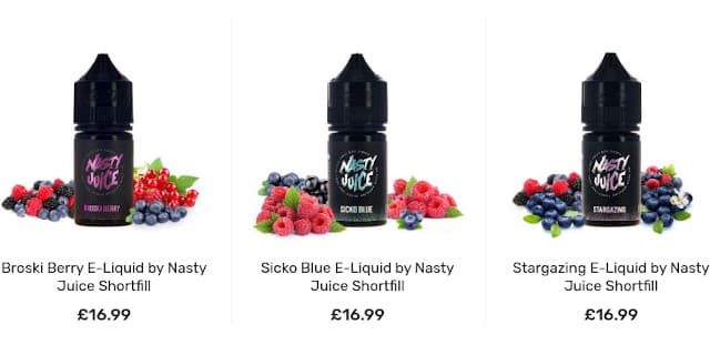 Nasty Berries E-Liquid Hendon