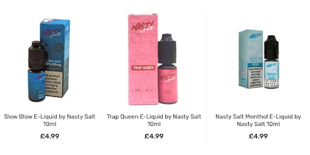 Nasty salt E-Liquid Elstree