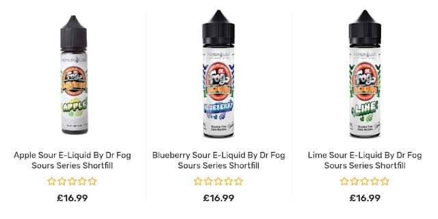 Dr Fog Sours Series E-Liquid Muswell Hill