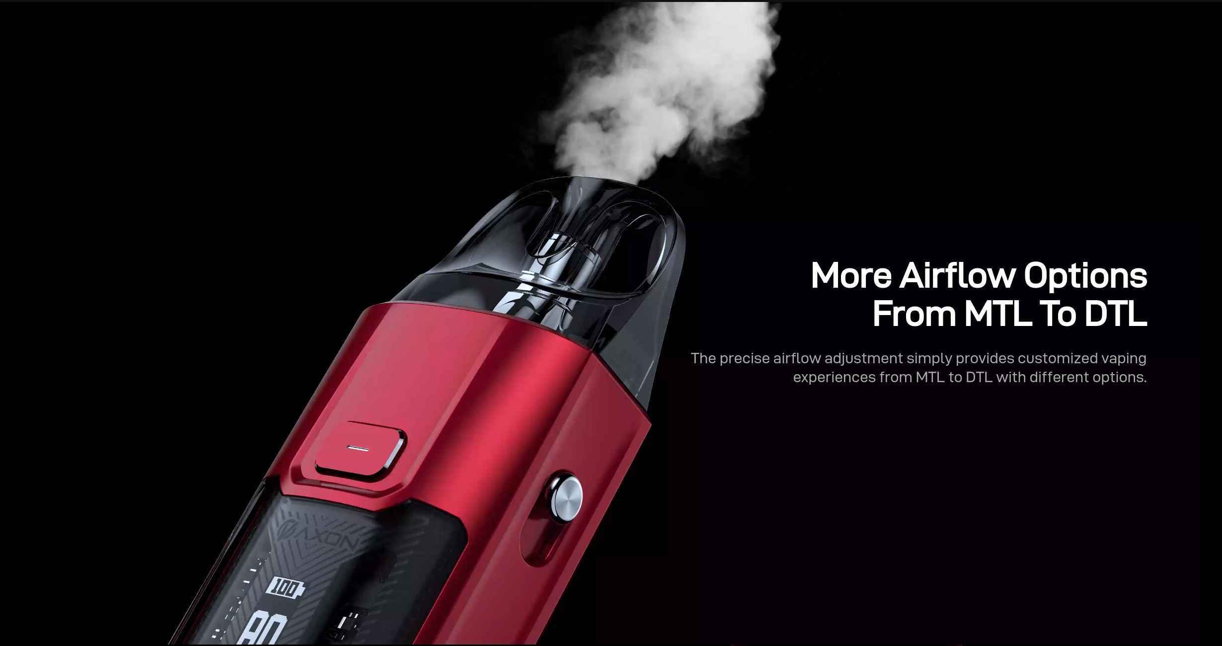 Vaporesso Luxe XR MAX Customizable Airflow