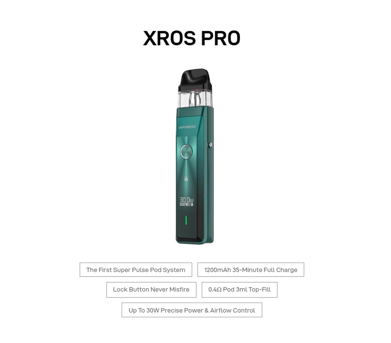 Vaporesso XROS Pro Pod Kit in more detail