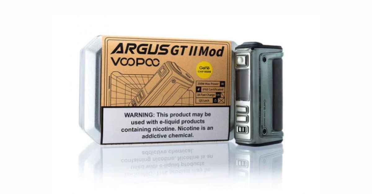 Voopoo Argus GT II Mod Crafted for Durability and Style